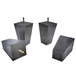 Pieds de canapé modernes en bois massif, qualité supérieure, pour appartement, pieds de remplacement pour meubles, taille et couleur personnalisables, robustes et faciles à installer - Product Image 1