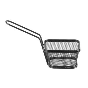 Panier de friture empilable HENDI Mini noir 105x90x(H)60mm pour friteuses commerciales - Product Image 1