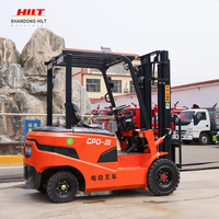 Forklift Listrik Energi Baru 2 Ton 3 Ton, Truk Pallet, Pengangkat Hidrolik, Pemuatan dan Pembongkaran Gudang, Dilengkapi Penuh, Bersertifikasi CE