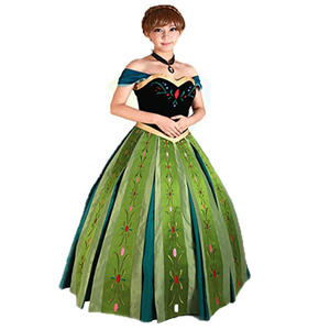 SHENYUAN hermosa mujer <span class=keywords><strong>princesa</strong></span> Anna vestido <span class=keywords><strong>disfraz</strong></span> Halloween Navidad Anime Cosplay vestido elegante Anna <span class=keywords><strong>disfraz</strong></span> - Product Image 2