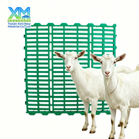 Plancher en plastique à lattes robustes pour l'élevage de moutons et de chèvres, planche renforcée à emboîtement pour la gestion des excréments de mouton