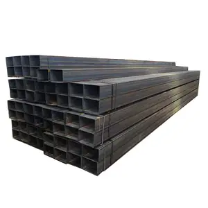중국 용접 탄소 톱 파이프 건설 건축 자재 아연 도금 강관 4x4 사각형 직사각형 튜브