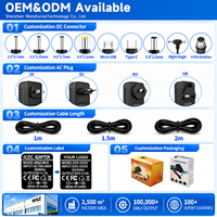 Özelleştirilmiş Güvenilir 12V 10A ABD Fişi 5.5x2.5mm 120W Masaüstü Güç Adaptörü Elektrikli Ayakta Çalışma Masası ve Ses Amplifikatörü için