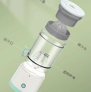 เครื่องคั้นน้ำส้มขนาดเล็กชาร์จได้แบบ USB เครื่องคั้นน้ำส้มแบบปุ่มเดีย<span class=keywords><strong>ว</strong></span>น้ำผลไม้สดน้ำผลไม้ - Product Image 4