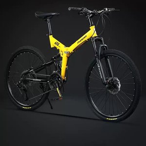 Vélo de montagne pliable à suspension souple de 26 pouces de haute qualité à prix de gros pour adultes et étudiants : idéal pour les aventures hors route - Product Image 1
