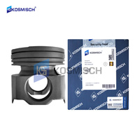 Jeu de pistons OEM authentiques pour moteur S60-14L, référence 23537126, pistons en acier soudé S60 de haute qualité pour moteurs de camions lourds DETROIT