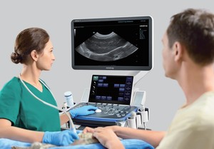 Système d'échographie Doppler couleur 4D Mindray Vetus 7 pour usage vétérinaire avec moniteur LCD couleur de 21,5 pouces pour animaux - Product Image 4