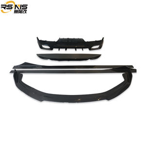 Pour Porsche Panamera 970 970.1 970.2, lèvre avant en fibre de carbone, jupe latérale, diffuseur arrière, aileron, modification légère, pièces de carrosserie - Product Image 2