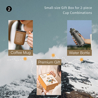 Gobelet isotherme à double paroi en acier inoxydable, personnalisable avec logo, vente en gros, coffret cadeau, offre spéciale