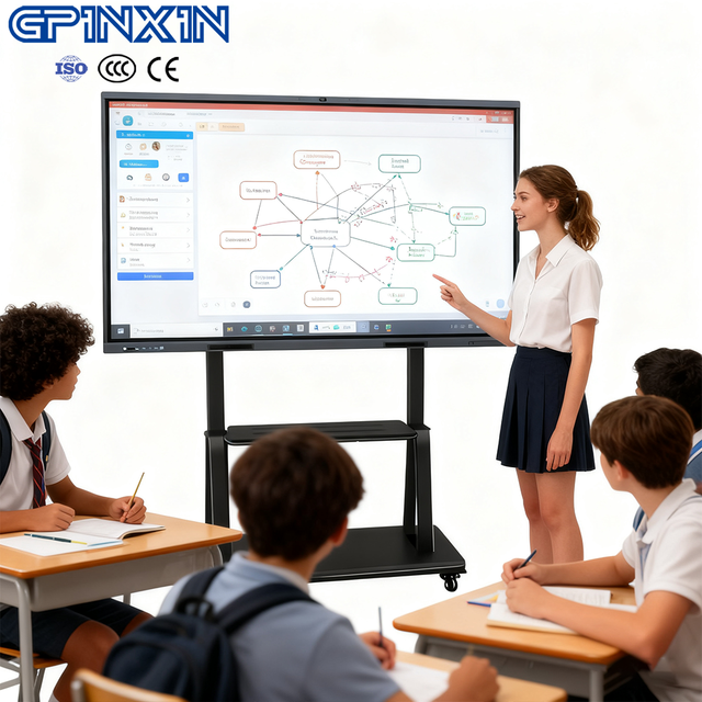 65/75/85/86/98/110 Inch Interactive Whiteboard Lcd Display Educational Equipment Smart Board for School and Classroom