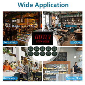 Ycall K-2000C chuyên nghiệp không dây cafe nhà hàng buzzer khách bảng cuộc gọi nút phân trang <span class=keywords><strong>Waiter</strong></span> pager beeper dịch vụ gọi điện thoại - Product Image 4