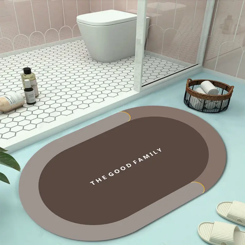 Badezimmer Wasser absorbieren der Teppich Set Badezimmer Teppich Schlamm Boden matte Küchen teppich Anti-Rutsch Super Wasser absorbierende Boden matte
