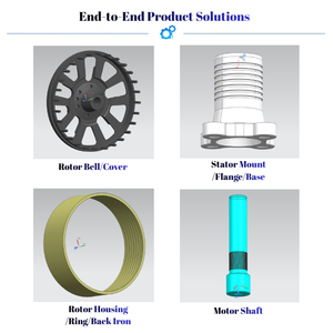 Детали двигателя с ЧПУ: основание статора / фланец статора / крепление статора для бесщеточного двигателя дрона - Product Image 4