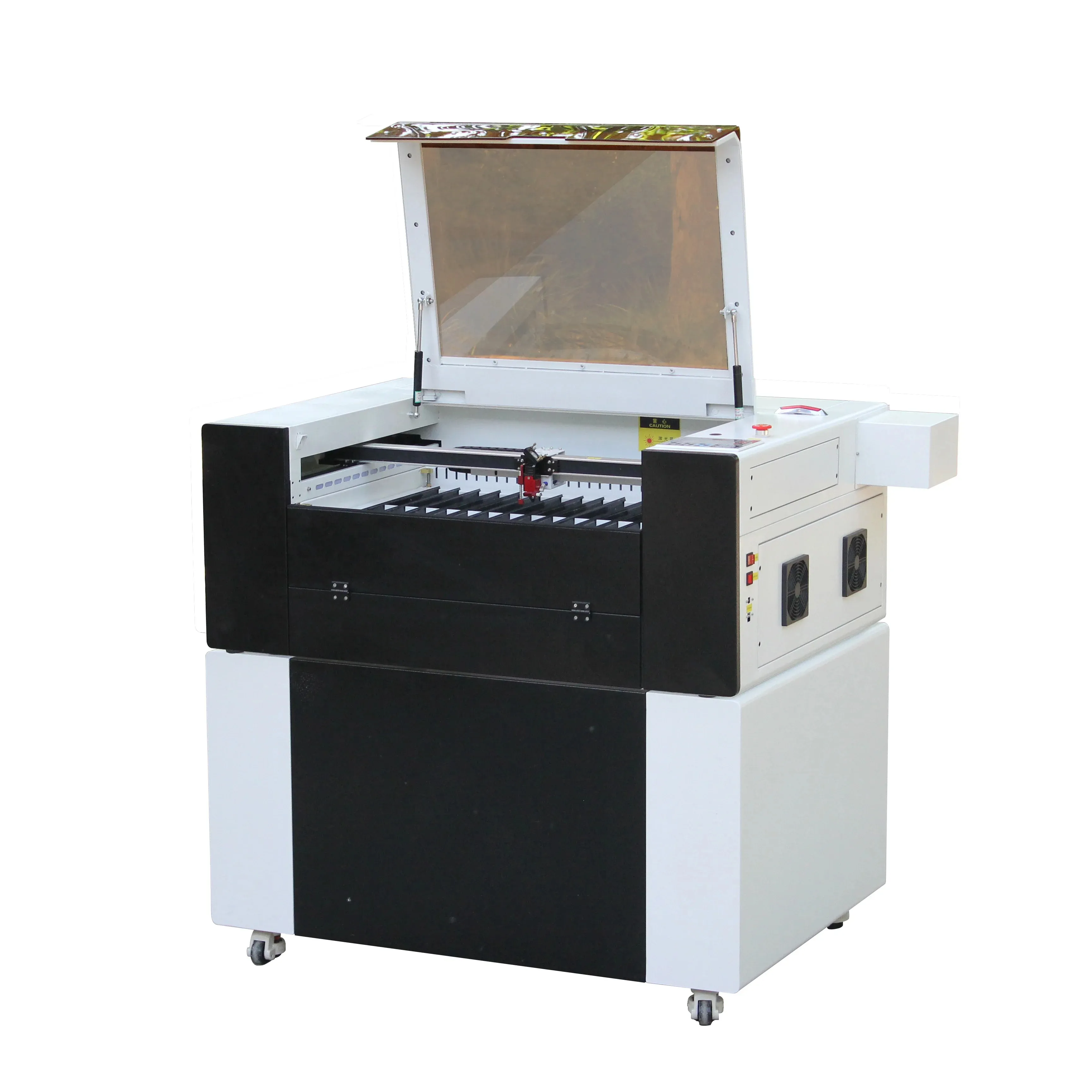 3050 6040 5070 1060 Enclosed Cabinet CO2 Cutting Engraving Machine With Glass tube/Metal Tube OEM