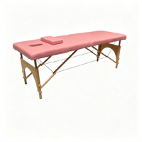 Table de massage multifonctionnelle portable haut de gamme pour cils, avec hauteur réglable, lit de massage pliable pour salon, lit de massage en bois