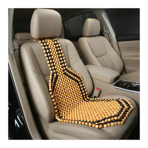 Wooden Beaded Car Seat Cushion Cooling Mat Ventilated Summer Seat Pad For Auto <b>Interior</b> <b>Accessories</b> - Product Image 1