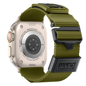 IVANHOE <span class=keywords><strong>Hardcore</strong></span> Bracelet en <span class=keywords><strong>nylon</strong></span> pour Apple Watch 49/46/45/42/41mm Bracelet léger et résistant pour Iwatch Series Ultra - Product Image 5