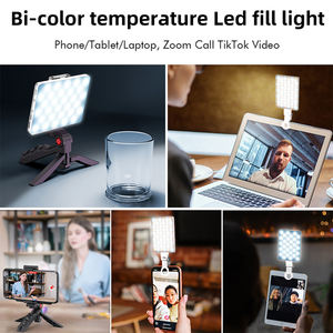 Luz LED para Selfies MAMEN Recargable para Teléfono Móvil, Luz de Video LED OEM de Fábrica, Luz de Fotografía con Clip para Transmisión en Vivo con Smartphone - Product Image 5