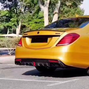 W222ด้านหลังตัวกระจายอากาศปลายท่อไอเสีย exhasut ปลายท่อไอเสียคาร์บอน finber ดิฟฟิวเซอร์สำหรับ W222กับ B สไตล์2016 2017 <span class=keywords><strong>MB</strong></span> ชิ้นส่วนรถยนต์สำหรับ W222 - Product Image 6