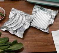 Emballage sous vide en mylar antistatique ESD résistant aux perforations pour aliments pour animaux de compagnie, argent personnalisé, humidité pour aluminium, sac MBB