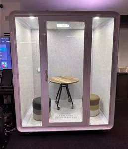 Cabines de bureau modulaires modernes en aluminium pour hôtels, villas, conférences mobiles, hôpitaux, entrepôts et <span class=keywords><strong>musique</strong></span> vocale - Product Image 5