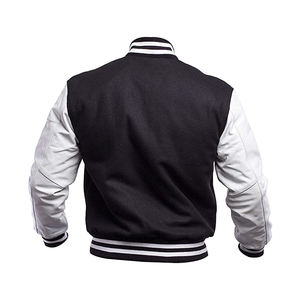 Vestes universitaires d'hiver légères et respirantes de style High Street pour hommes avec col montant Logo avant Design à capuche 100% laine - Product Image 3