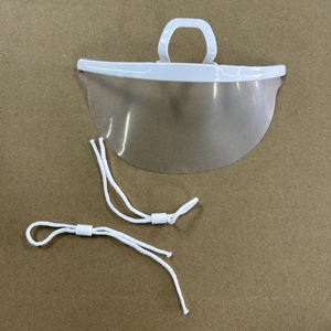 Máscara Facial Transparente para Servicio de Alimentos, Protector Facial de Plástico Transparente Antivaho para Cocina - Product Image 1
