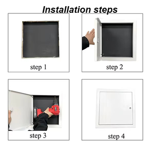 Accessoires pour panneaux d'accès <span class=keywords><strong>au</strong></span> <span class=keywords><strong>plafond</strong></span> perforés/métalliques, pour une installation facile et un design unique - Product Image 4