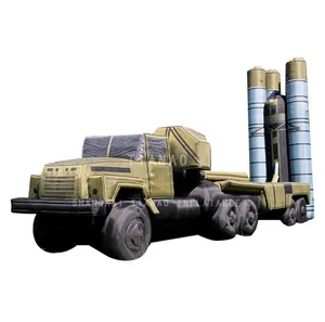 充气模拟导弹车辆充气导弹发射器模型充气车辆诱饵和目标