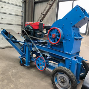 Trituradora de Martillos Móvil Diésel de Alta Productividad, Alta Calidad y Baja Tasa de Fallos, Certificada por CE e ISO - Product Image 1