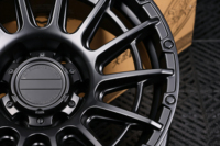 Nouvelles jantes en alliage d'aluminium forgé 17x8, finition noire tout-terrain, design multi-branches, ajustement universel pour camion et SUV
