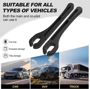 Remplisseur de Fente Latérale de Siège de Voiture en Mousse Souple avec Anti-Chute et Crochet de Rangement, Ajustement Universel pour Compléter la Fente Entre les Sièges - Product Image 6