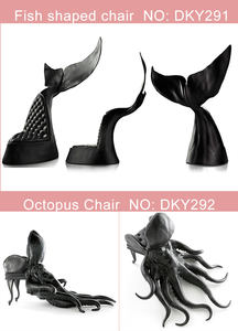 Y295 Esqueleto de cuero de lujo sofá individual noble elegante Chiavari muebles creativos borra noble <span class=keywords><strong>rey</strong></span> y reina silla camaleón - Product Image 6