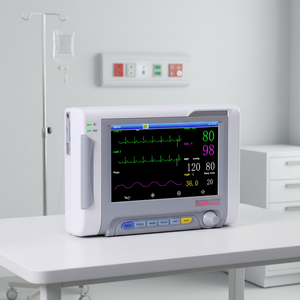 VET Veterinärausrüstung Patientenmonitor zur Überwachung der Vitalfunktionen von Haustieren Farbbildschirm Chirurgischer <span class=keywords><strong>Monitor</strong></span> für Intensivstation, Notfallstation & Operationssaal - Product Image 4