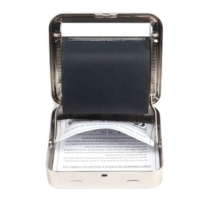 Accessorio quadrato della scatola di rotolamento della sigaretta del metallo del popolare 70mm per il rotolamento del tabacco e la fabbricazione della sigaretta - Product Image 5