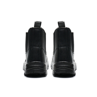 Chaussures de Sécurité ZL221 Antidérapantes avec Embout en Fer, Imperméables, en Cuir Microfibre Noir, Neuves, Prix de Gros
