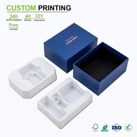 Boîte rigide portable personnalisée en deux parties QY Printing, avec couvercle et base, emballage en gros, logo en feuille d'or, pour cadeaux, approvisionnement en vrac direct usine