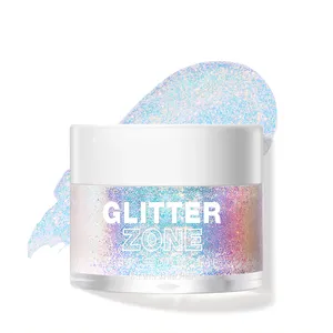 Ba chiều Gel cơ thể long lanh Lễ Hội Phụ kiện trang điểm Gel long lanh dính đa sử dụng glitters