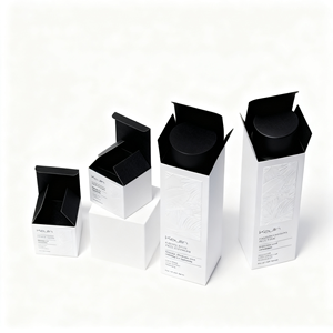 Thiết kế mới tùy chỉnh thiết kế sang trọng cứng nhắc các tông có thể gập lại Hộp Quà Tặng logo lớn gấp hộp giấy với dập nổi bao bì - Product Image 4