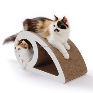 Papel em forma de rato feito sob medida <span class=keywords><strong>Cat</strong></span> <span class=keywords><strong>Scratcher</strong></span> Branco - Product Image 1