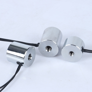 Mini <span class=keywords><strong>aimant</strong></span> électro-rond étanche 5v <span class=keywords><strong>12v</strong></span> 24v Dc 3.5Kgs/35N <span class=keywords><strong>Aimant</strong></span> électromagnétique plat petit puissant - Product Image 3