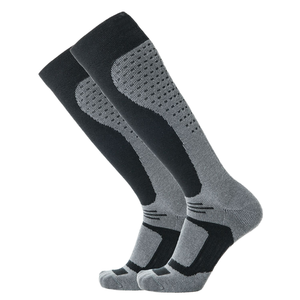 <span class=keywords><strong>Chaussettes</strong></span> de <span class=keywords><strong>ski</strong></span> et de randonnée en laine mérinos pour hommes et femmes avec logo personnalisé <span class=keywords><strong>Chaussettes</strong></span> épaisses pour le sport en plein air avec impression numérique sur la manchette pour l'hiver - Product Image 2