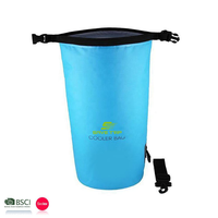 BSCI SEDEX Usine Logo Personnalisé Isolé Déjeuner Sac Sec Pvc Sac Isotherme Étanche pour Nourriture Vin avec Bandoulière