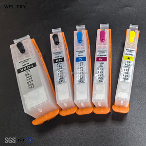 WEL-TRY PGI-150 CLI-151 Cartuccia Ricaricabile Vuota, Chip Permanente a 5 Colori, per <span class=keywords><strong>Stampanti</strong></span> Canon MG6310 MG5510 MG610 IP7210 MG5410 - Product Image 2