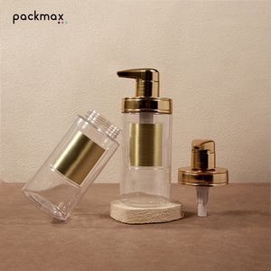300ml New Design Wide Mouth PET Shampoo <b>Bottle</b> with <b>Pump</b> Sprayer for Hotel-High End Custom Shower Gel Container - Product Image 6