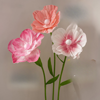 Fleurs en papier artificielles géantes faites à la main pour la décoration de mariage et de la fête des mères - Style moderne