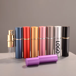 Frasco de Alumínio Personalizado com Logo <span class=keywords><strong>3ml</strong></span> 5ml 10ml 15ml 20ml 30ml Frascos de Vidro para Perfume Frasco de Perfume de Alumínio Recarregável - Product Image 1
