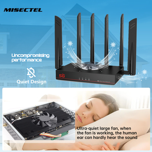 Venta caliente M12K43 Ultra SDX75 5G Wifi6 Router Dual Sim Ranura para tarjeta Ventilador de refrigeración Nuevo 5G CPE Router IMEI Cambio 4G/5G VPN para América - Product Image 6