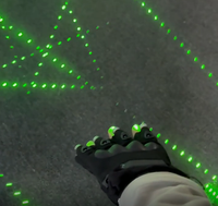 Gant multicolores Led Rechargeable, personnalisé, avec 5 Lasers, pour DJ, fête, clubs de scène et Concert, nouveauté