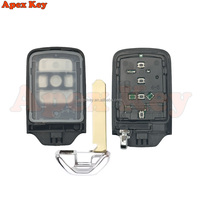 Chip 4A 433.92MHz CWTWB1G0090 para Honda Accord Insight 2018-2022, Llave Inteligente Negra de 4 Botones con ABS, 72147-TVA-A21 72147-TWA-A1